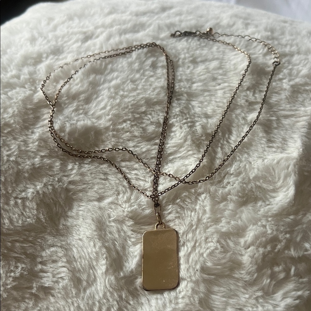 Target Gold Pendant Necklace